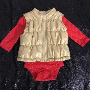 Vest and long sleeve onesie Bundle
